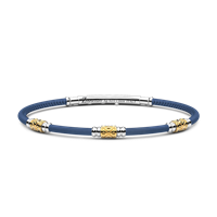 Bracelet Zancan Man SPRING in Silver ESB176-BL - ESB176-BL